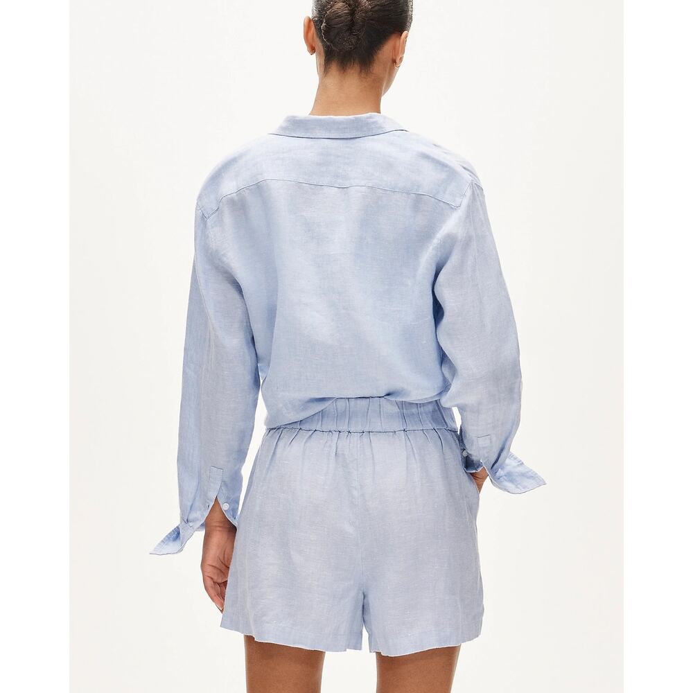 J. Crew 2026 Tropez Short Linen French Blue CA384 S - Picture 3 of 8